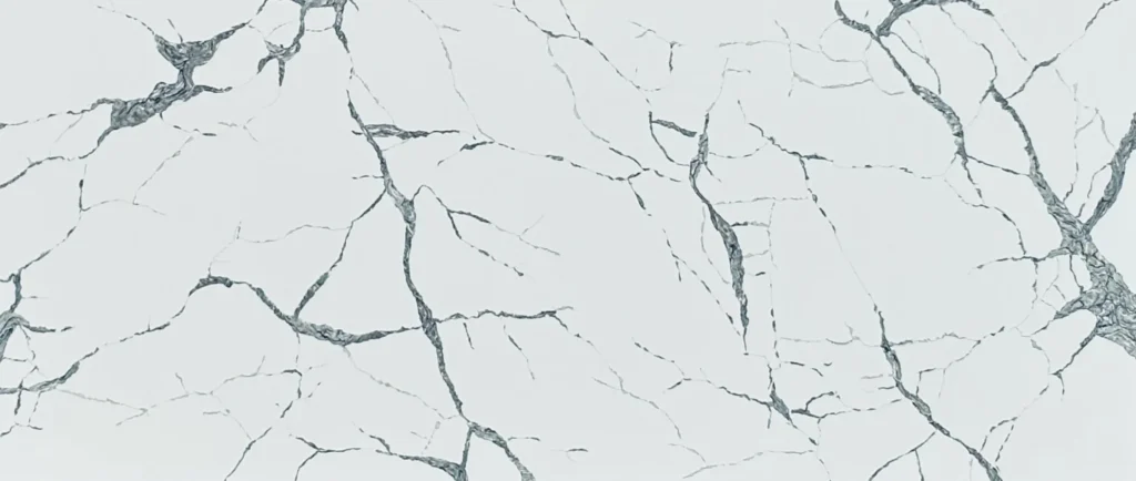 Full Slab of Invisible White by Bolder Image Stone.