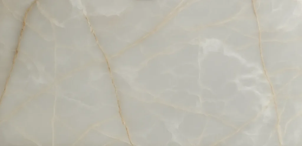 full slab of white onyx by bolder image stone
